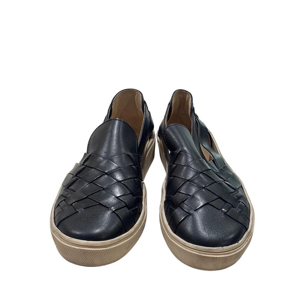 Sabré Nukes Black Leather Flats